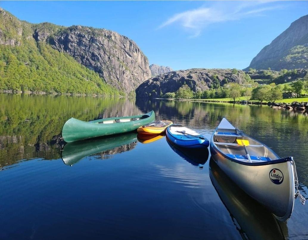 Hytte Ved Preikestolen Forsand Exterior foto